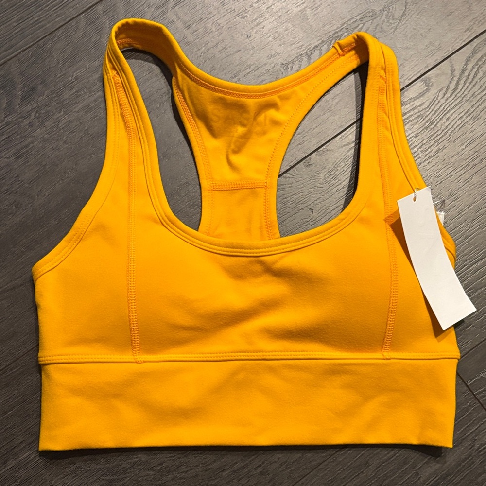Vibrant Orange Sports Bra